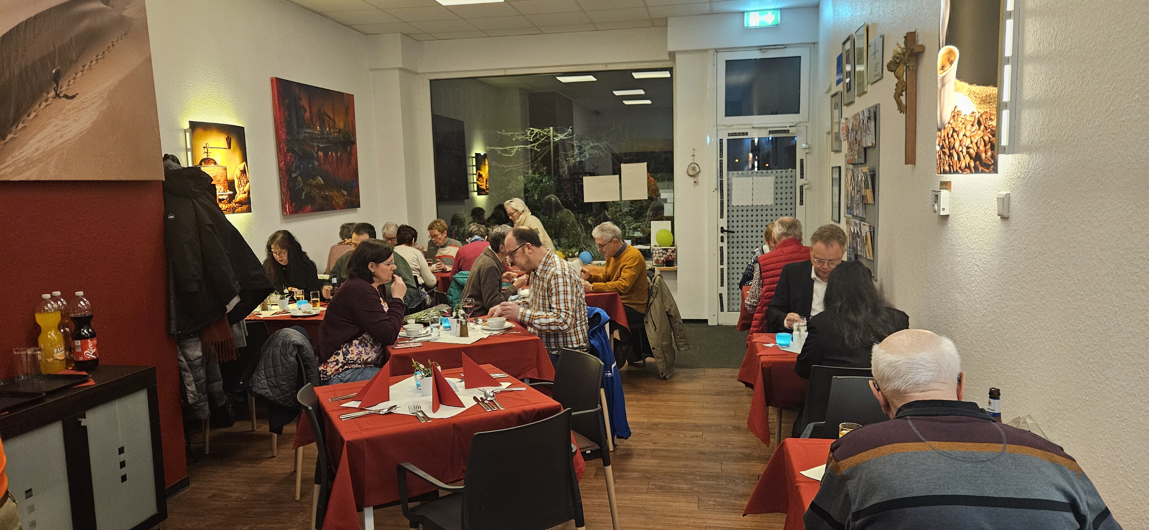 Syrisches Buffet mit 26 Gästen