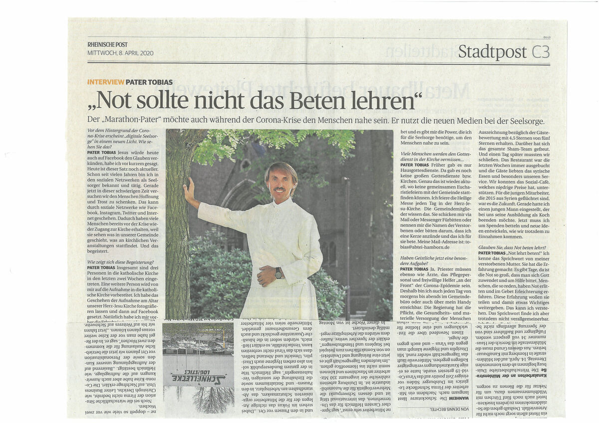 RHEINISCHE POST, 08.04.2020