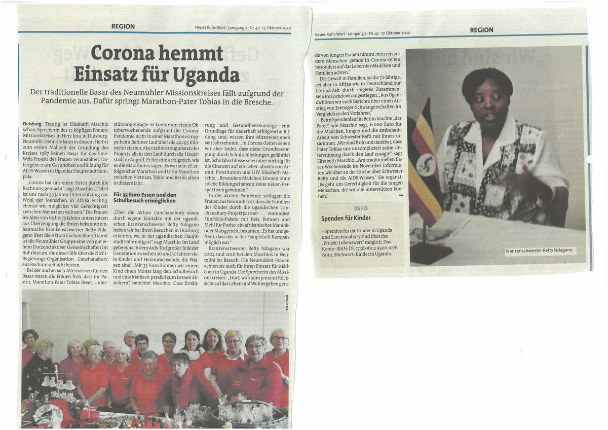 NEUES RUHR-WORT, 17.10.2020