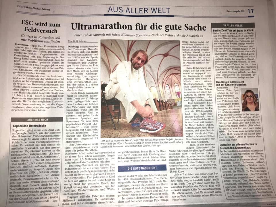 RHEIN-NECKAR-ZEITUNG, OSTERAUSGABE 