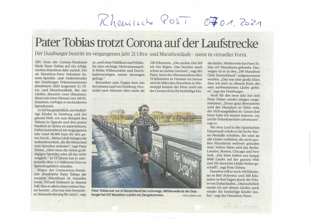 RHEINISCHE POST, 07.01.2021