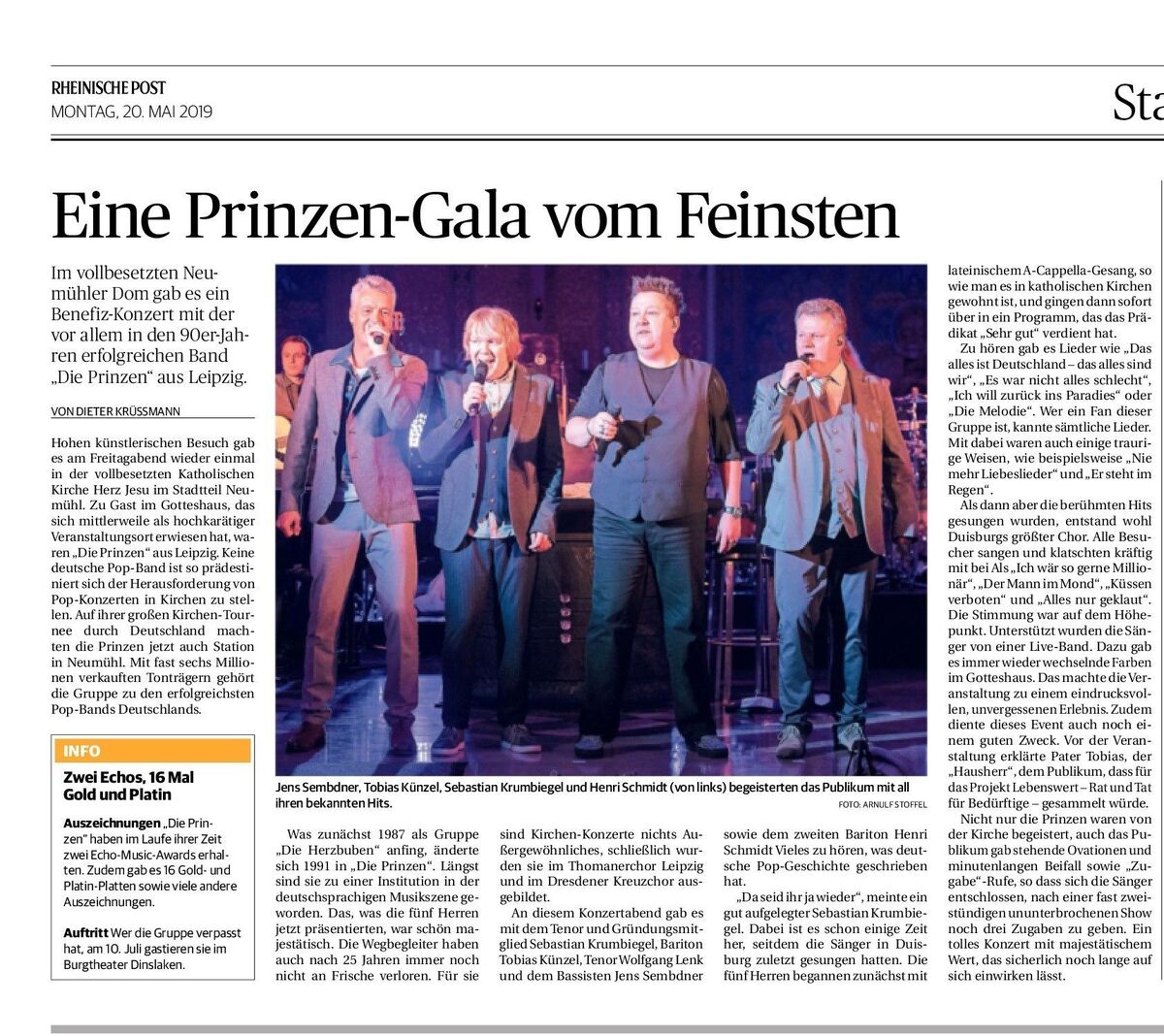 RHEINISCHE POST, 20.05.2019