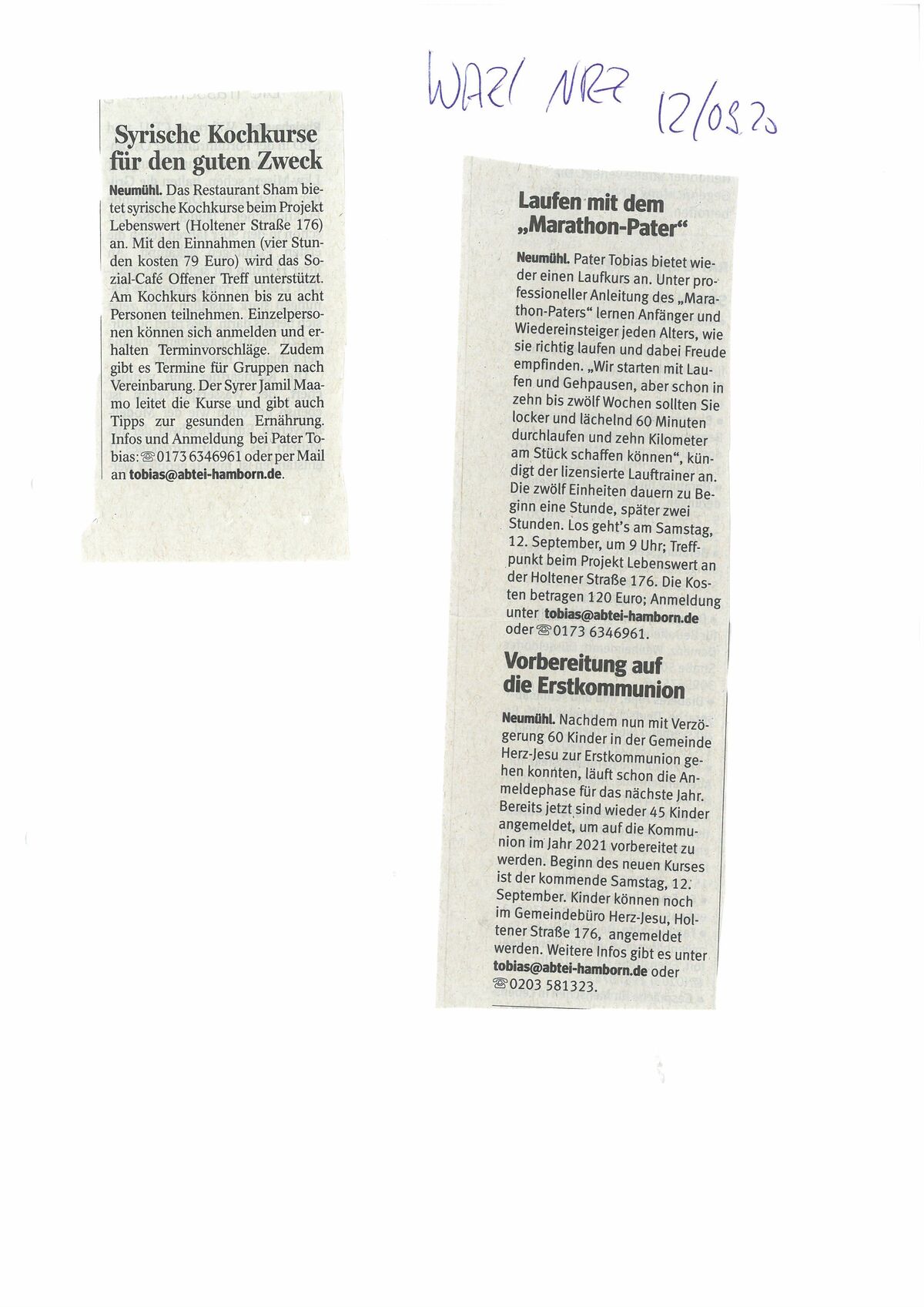 WAZ / NRZ, 12.09.2020