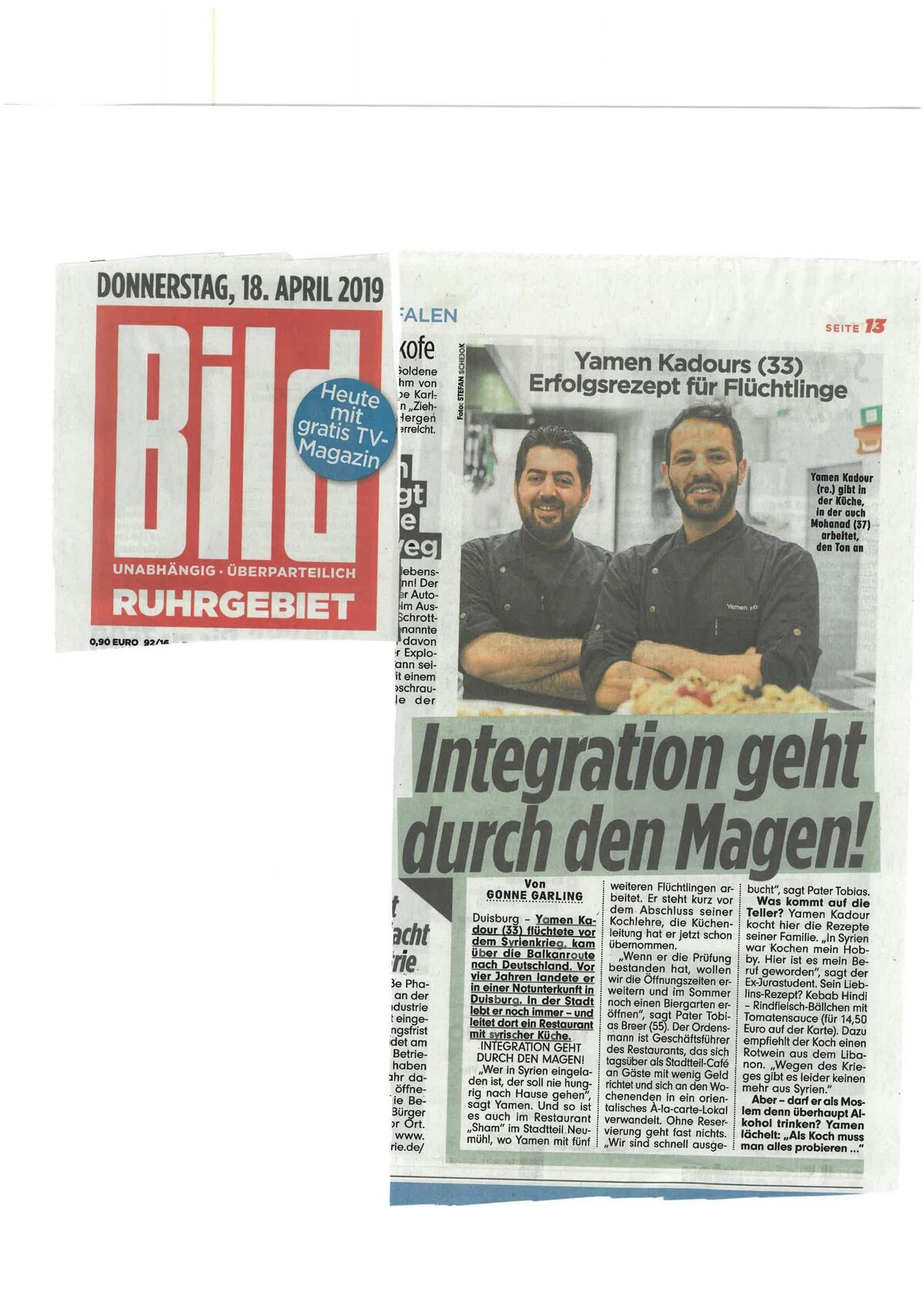 BILD RUHRGEBIET, 18.04.2019