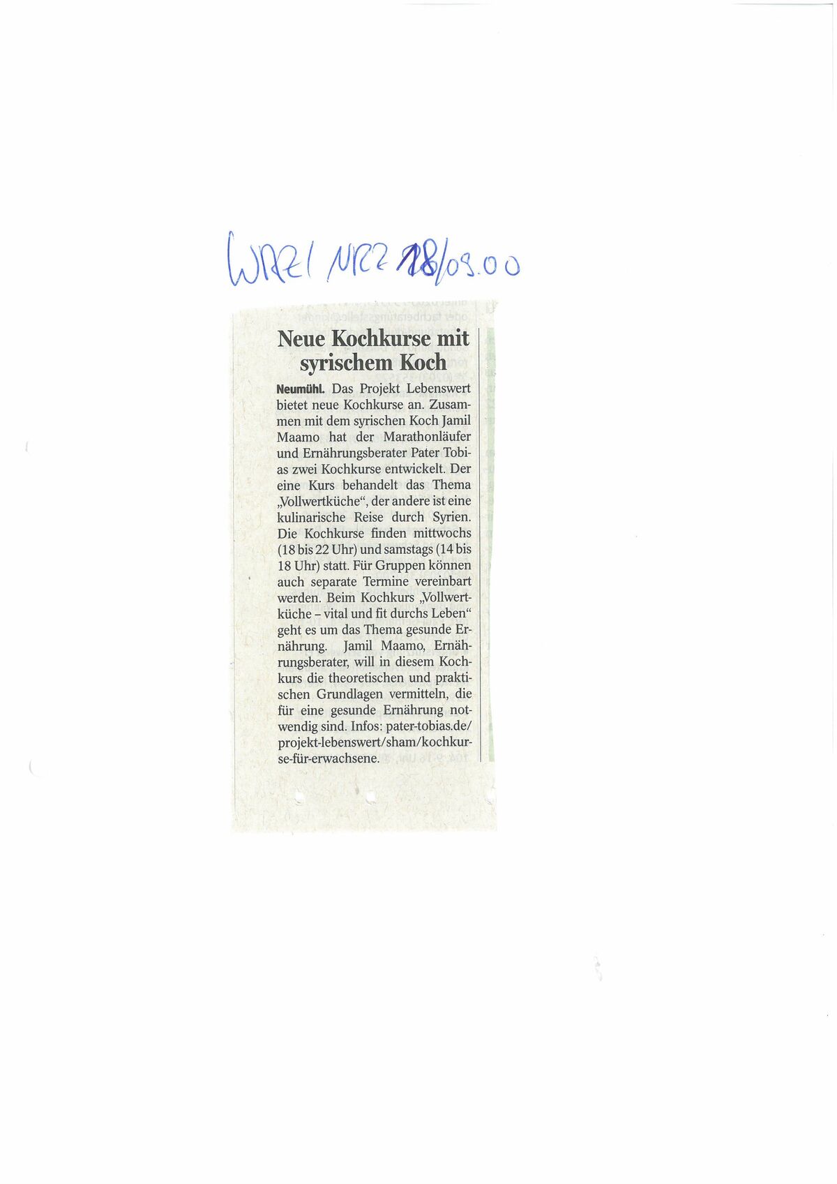 WAZ / NRZ, 18.09.2020