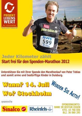 Pater Tobias startet in Stockholm!