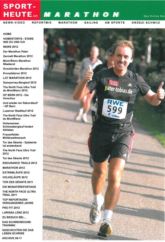 Pater Tobias im Sport-heute.ch Magazin!